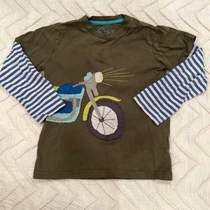 Boys Mini-Biden Long Sleeve Moto T-shirt